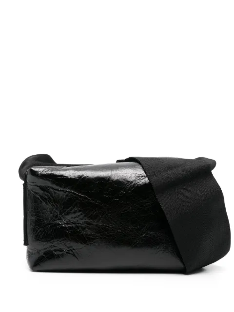 Uma Wang leather cross body bag Black UB0032