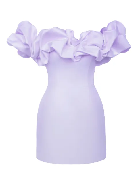 POST MERIDIEM Meringue mini dress Purple MERINGUEMINIDRESS