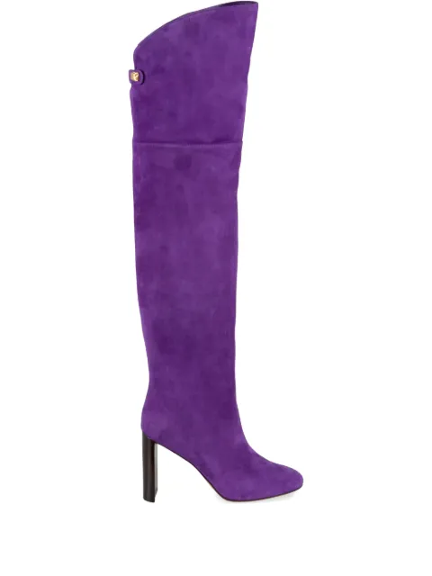 Maison Skorpios Marylin over-the-knee boots Purple MARYLINCACHEMIRE
