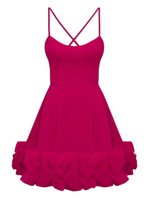 POST MERIDIEM backless bustier mini dress Pink BACKLESSBUSTIERMINIDRESS