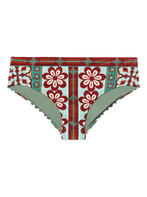 La DoubleJ Boy floral-print bikini bottoms Green SWI0056LYC006PAG01OR04