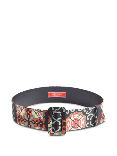 La DoubleJ patterned belt Black BEL0007FOD001BAL01BL01