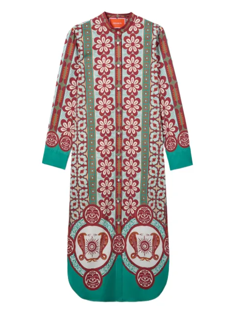 La DoubleJ cotton poplin dress Red DRE0924COT015PAG01OR04