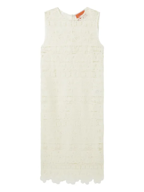 La DoubleJ lace-embroidered dress Yellow DRE0389EMB104CEP03YE01