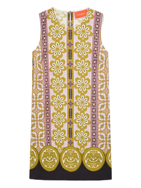 La DoubleJ floral-print mini dress Pink DRE0758VIS011PAG01PI01