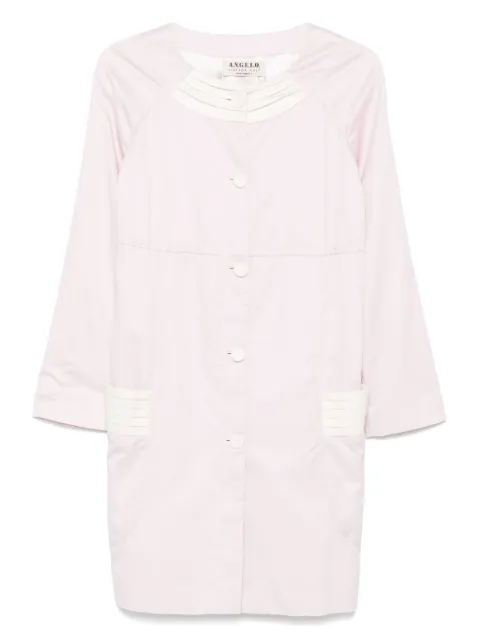 A.N.G.E.L.O. Vintage Cult 2010s pre-owned pleat-embellished coat Pink AN280TH