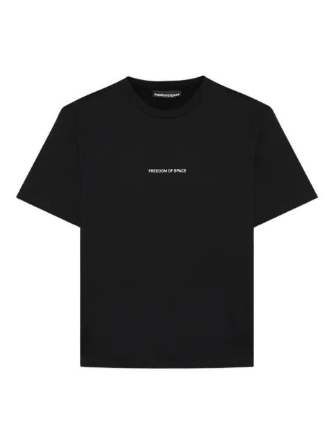 FREEDOM OF SPACE cotton T-shirt Black MAGICALTSHIRT