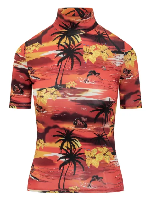 Coperni Tropical T-shirt Orange DJS20BISF5032