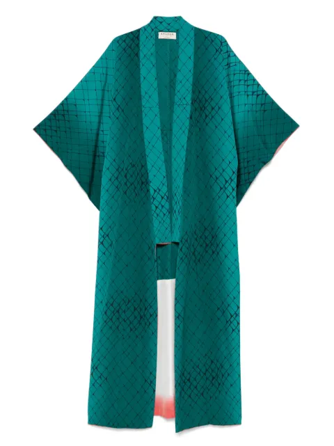 A.N.G.E.L.O. Vintage Cult 1990s graphic-print coat Green AN280TI