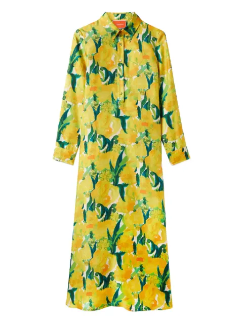 La DoubleJ Swing shirt dress Yellow DRE0913SIL001ZES01YE02