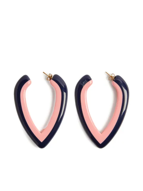 La DoubleJ Dew earrings Pink EAR0056POL008BIC01PI01