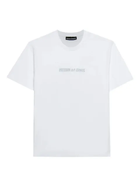 FREEDOM OF SPACE graphic-print T-shirt White DRAGONTSHIRTS25