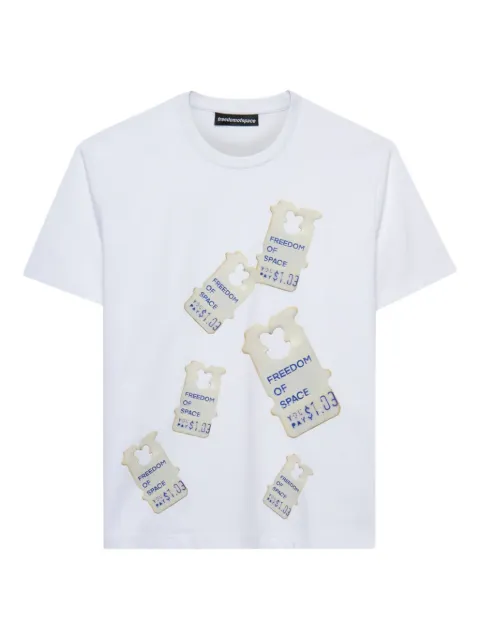 FREEDOM OF SPACE Freedom Locker T-shirt White FREEDOMTSHIRT