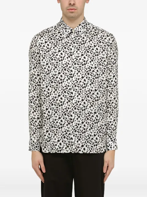 PT Torino dalmatian-print shirt White TL6SIT050RTY22FS