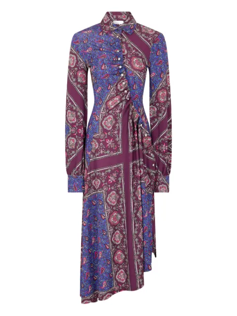 Rabanne asymmetric shirt dress Blue 25AJRO147VI0387