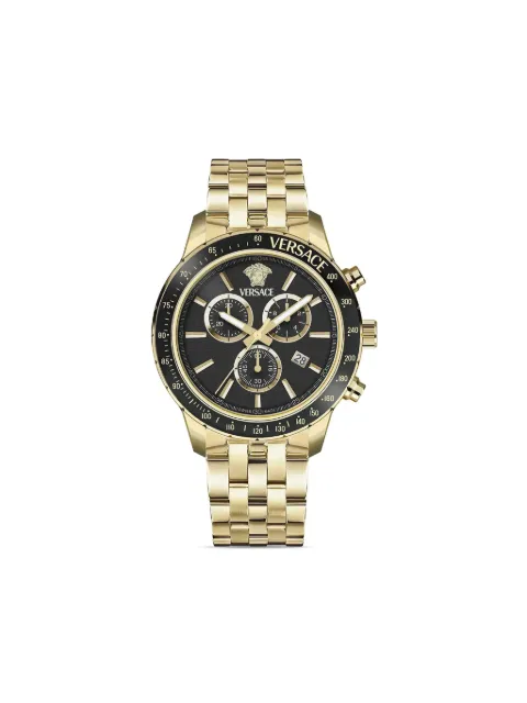 Versace Sport Chrono 44mm Black VEZCA0724