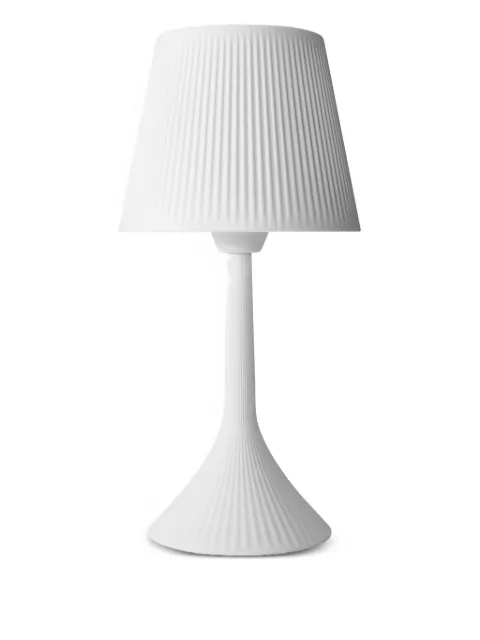 VESTA embossed table lamp (16cm x 32.5cm) White 0428030S