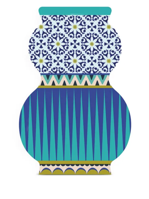 VESTA large Giudecca vase Blue 432025
