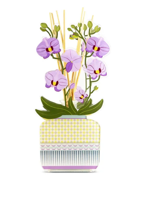 VESTA Livinia floral-print diffuser Purple 7501318