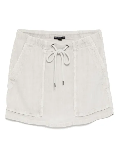 James Perse linen blend utility skirt Grey WLVI5997