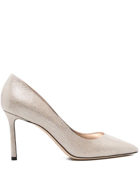 Jimmy Choo 80mm Romy pumps Neutrals ROMY85HRK