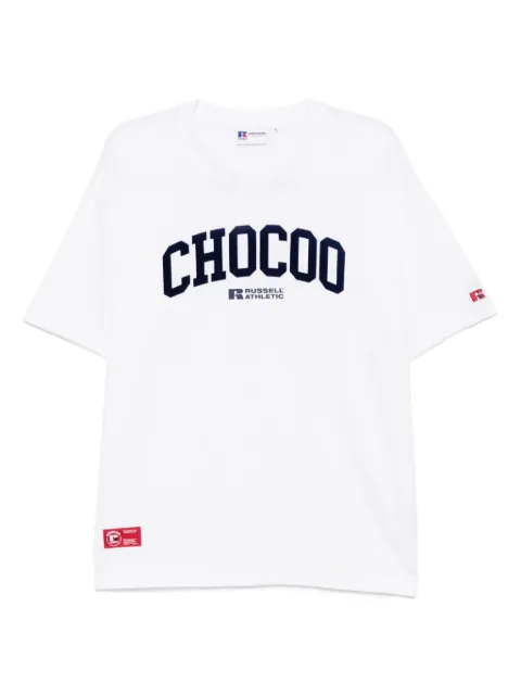 CHOCOOLATE logo-print T-shirt White TEX1080XU