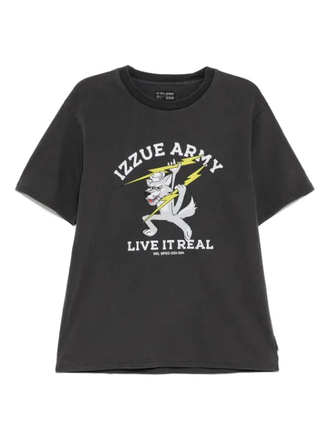izzue graphic-print t-shirt Grey R1205U5