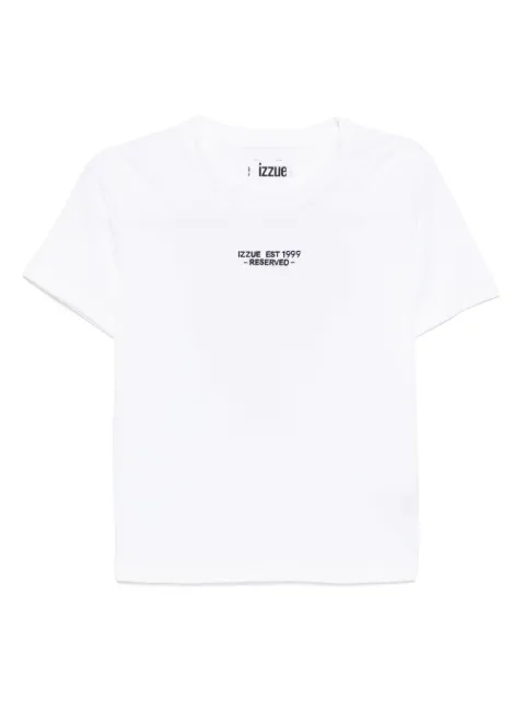 izzue logo-embroidered T-shirt White J1166U5