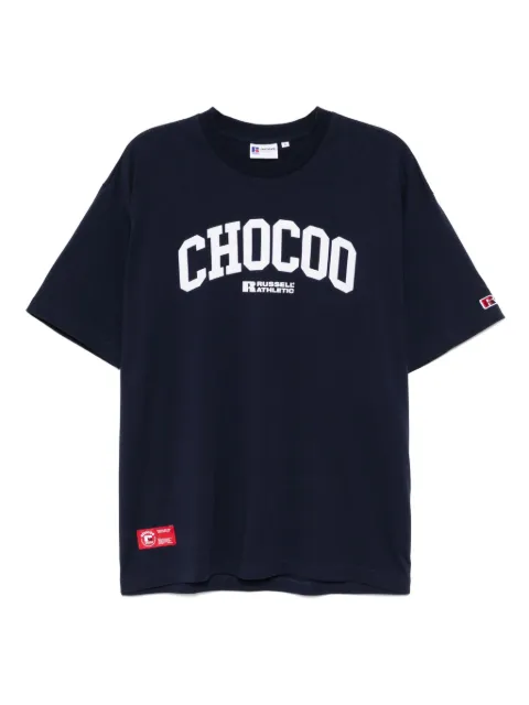 CHOCOOLATE x Russell Athletic logo-print T-shirt Blue TEX1080XU