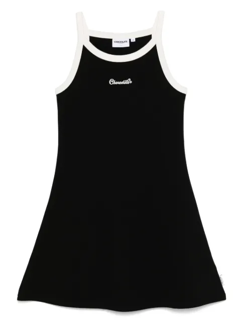 CHOCOOLATE logo mini dress Black DSL1928XU