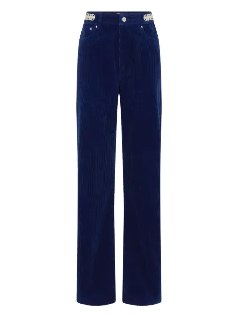 Rabanne velvet trousers Blue 25ACPA245CO0604
