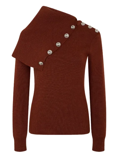 Rabanne wool jumper Brown 25AMPU284ML0285