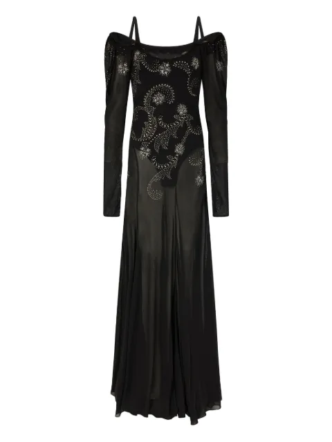 Rabanne jersey maxi dress Black 25AJRO161VI0412