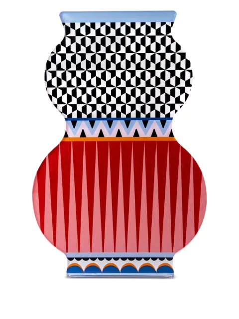 VESTA Giudecca patterned vase Black 432022