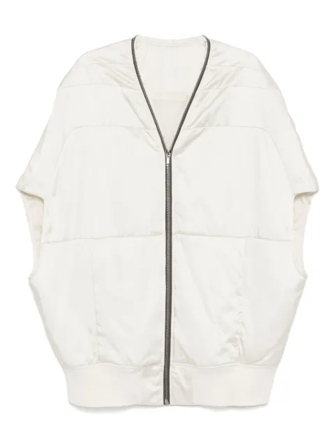 Rick Owens girdered boubble sleeveless jacket Neutrals RP01E7739SCH
