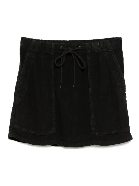 James Perse linen blend utility skirt Black WLVI5997