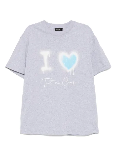tout a coup graphic-print t-shirt Grey S643AU5
