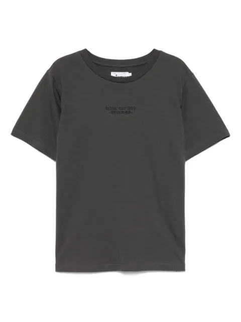 izzue logo-embroidered T-shirt Grey J1166U5