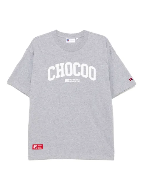 CHOCOOLATE logo-print T-shirt Grey TEX1080XU