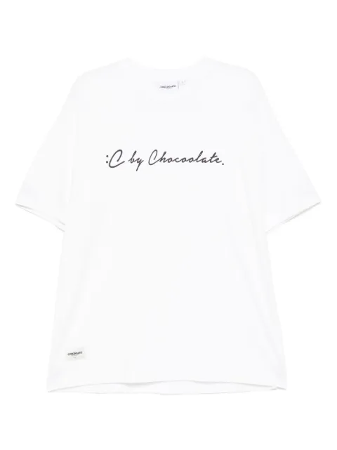 CHOCOOLATE logo-printed t-shirt White TEC1081XU4