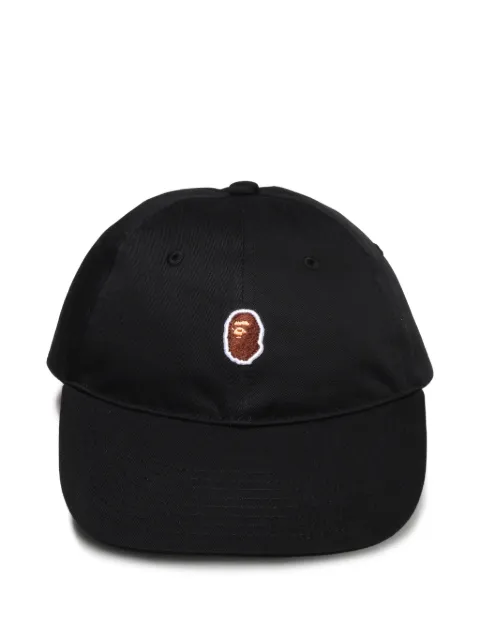 A BATHING APE® logo-embroidered baseball cap Black 001CPL301311M