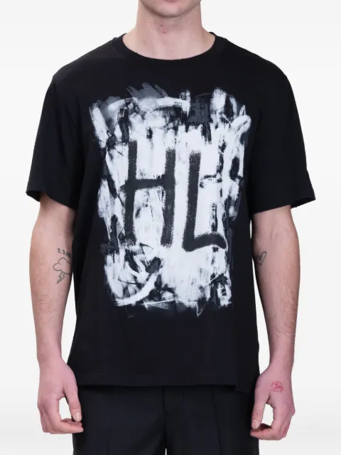 Helmut Lang Scribble T-shirt Black P02HM511