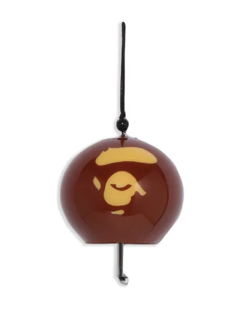 A BATHING APE® ape-face ornament Brown 001GDL301001M