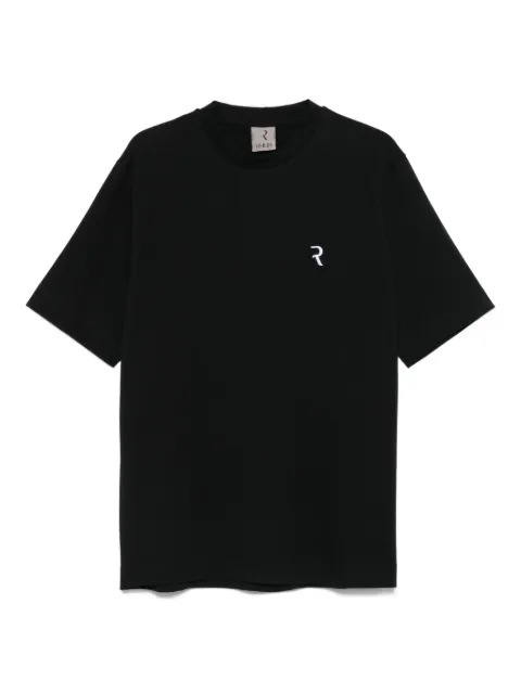 Rhun logo-embroidered cotton T-shirt Black RHNPE2524