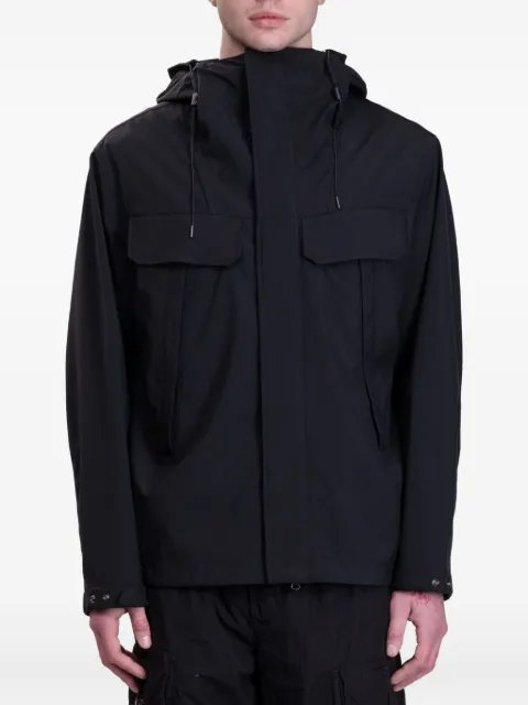 C.P. Company Goggle-hooded jacket Black 18CMOW003A005968A