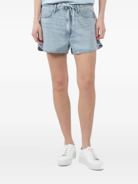 rag & bone drawstring denim shorts Blue WDD25P9005UFAS