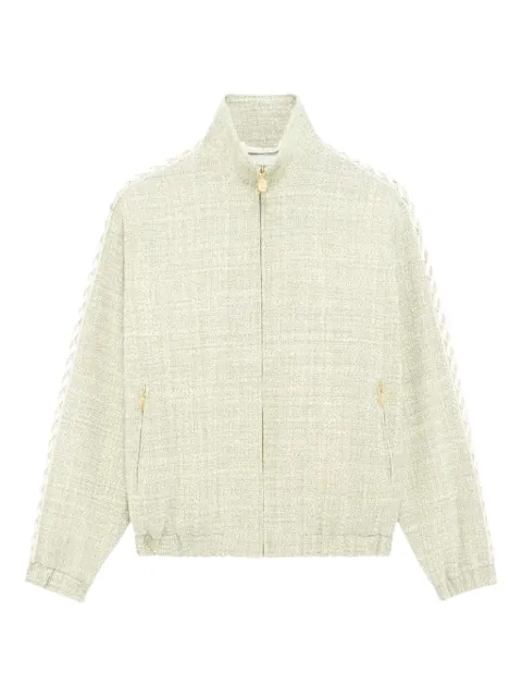 Drôle De Monsieur cotton-blend track jacket Green JT214CO186LGN