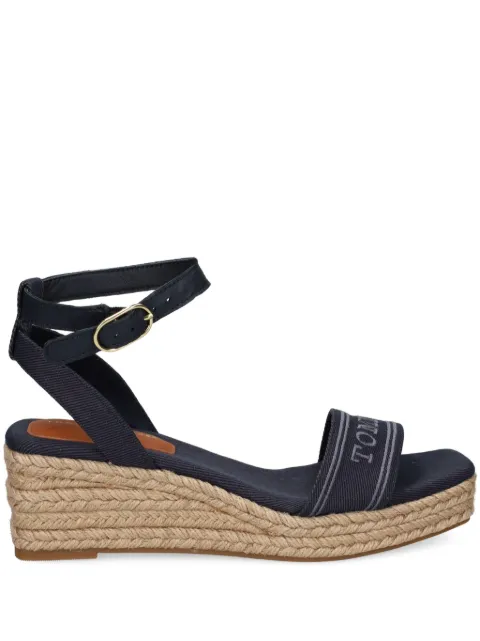 Tommy Hilfiger wedge-heeled espadrilles Blue FW0FW08805