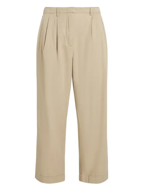 Tommy Hilfiger pleat-detail trousers Neutrals WW0WW45589