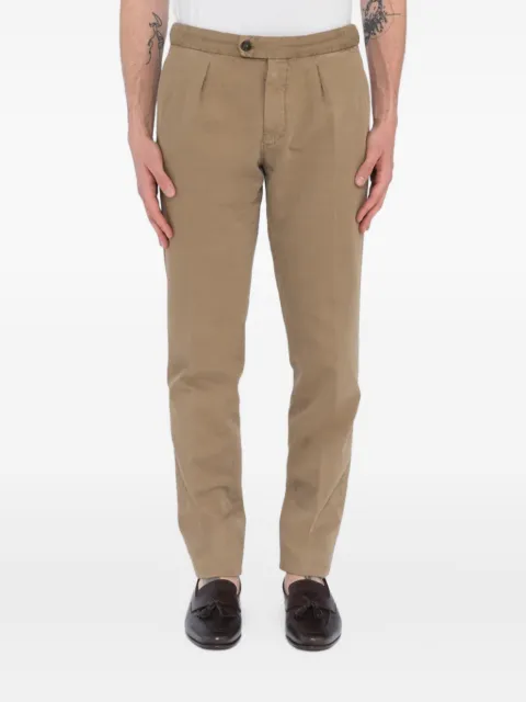 Incotex pleat-detailing trousers Neutrals 1W008390423